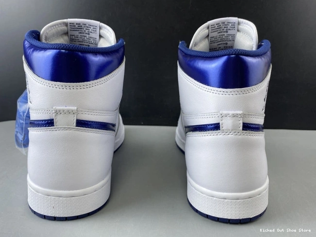 Kicked Out Shoe Store (2016) Retro Navy Metallic Jordan 1 Air 555088-106 0714